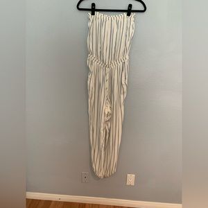 Jumpsuit Blue and White Size | Medium